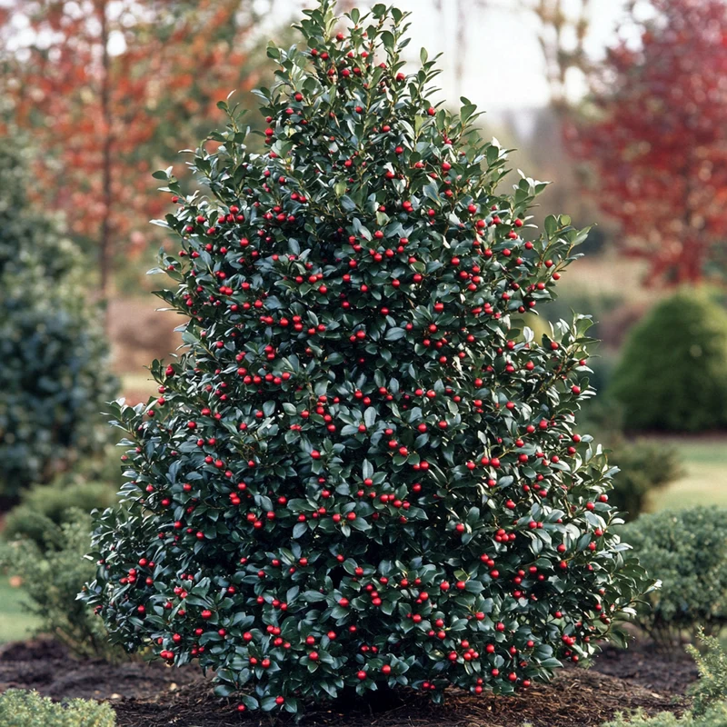 Yaupon Holly Seeds – Ilex vomitoria Evergreen Shrub with Ornamental Berries