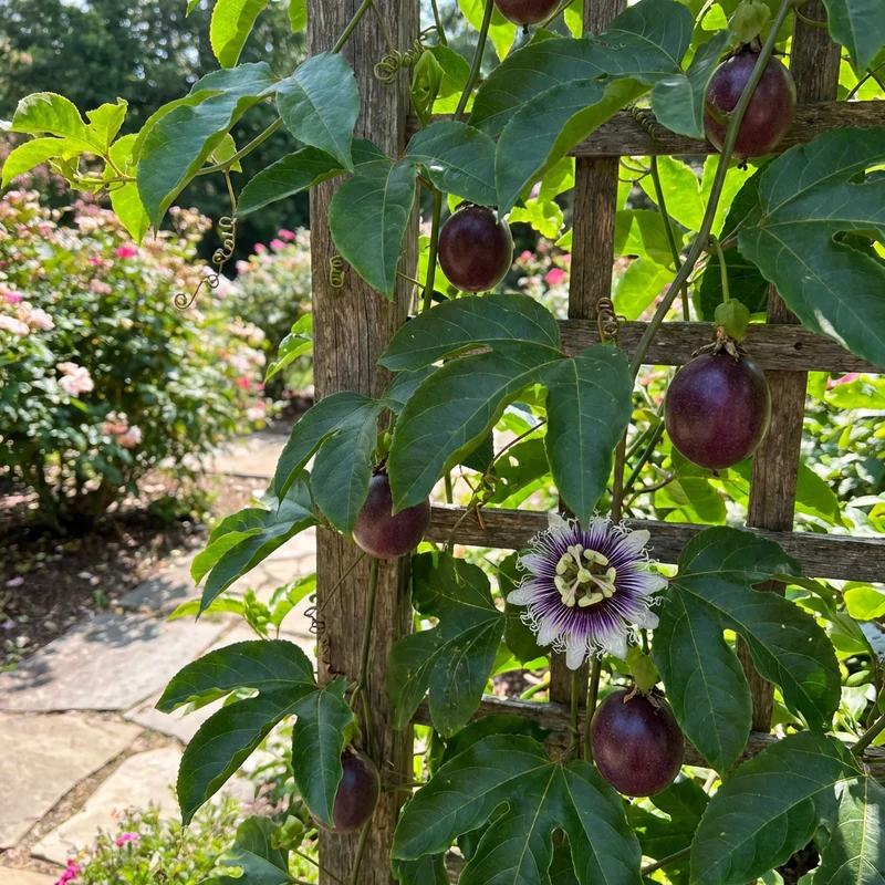 Passiflora edulis Purple Passion Fruit Seeds for Home Garden and Climbing Vine Growth