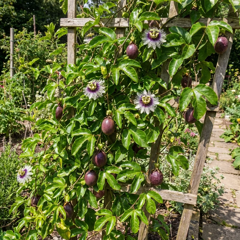 Purple Passion Fruit Seeds for Home Garden Cultivation and Tropical Vine Growing
