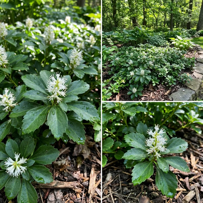 Japanese Spurge Pachysandra (Pachysandra terminalis) Flower Seeds for Garden Landscaping