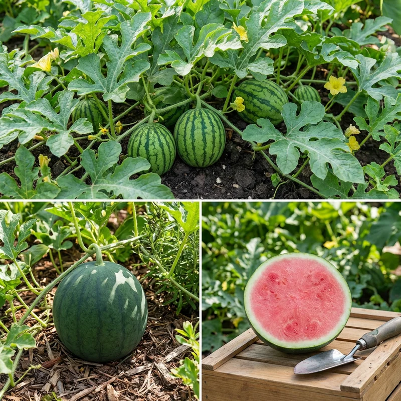 Seedless Watermelon Seeds (Citrullus lanatus) for Home Gardening – Heirloom Fruit Variety