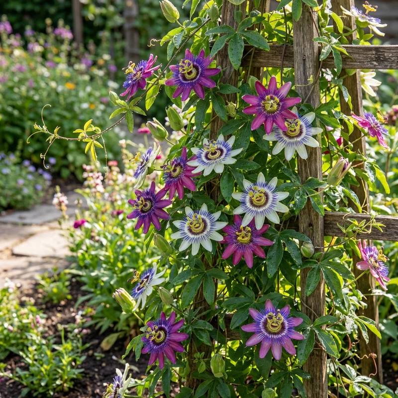 Passion Flower Seeds Mixed Colors (Passiflora spp.) – Heirloom Flower Vine Seeds for Home Gardens