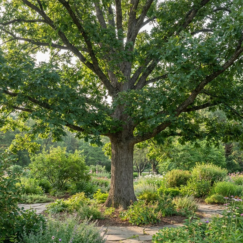Quercus alba White Oak Seeds – Hardy Deciduous Shade Tree Seeds for Outdoor Planting