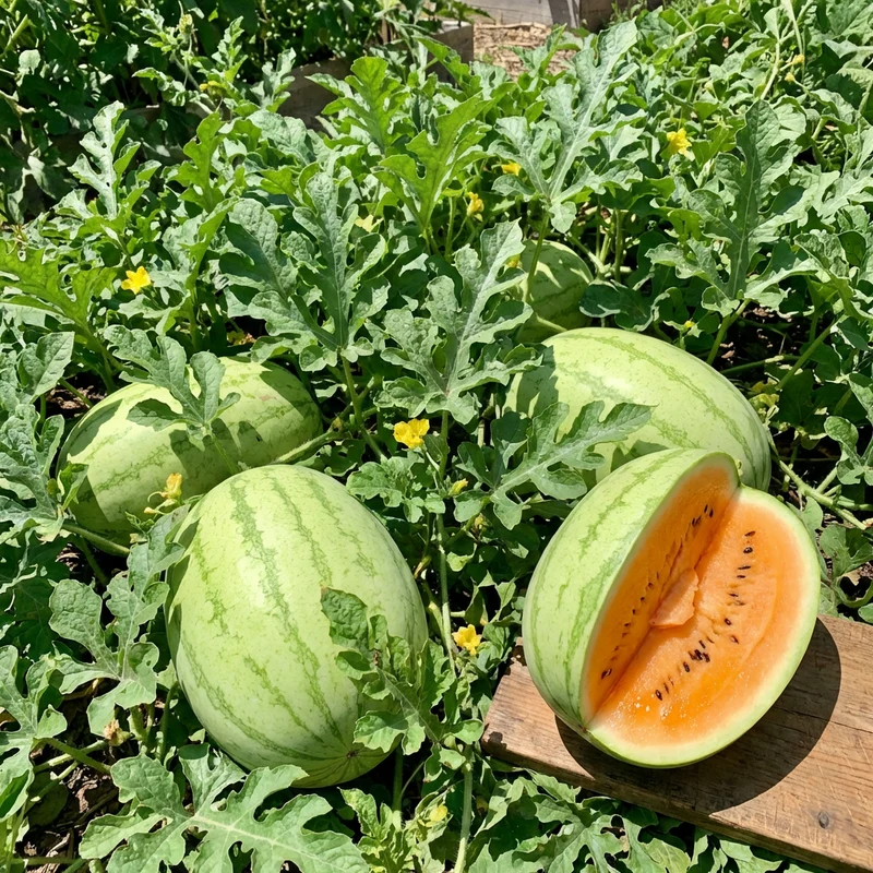 Sweet Orange Tendersweet Watermelon Seeds (Citrullus lanatus) – Traditional Heirloom Fruit Seed Variety