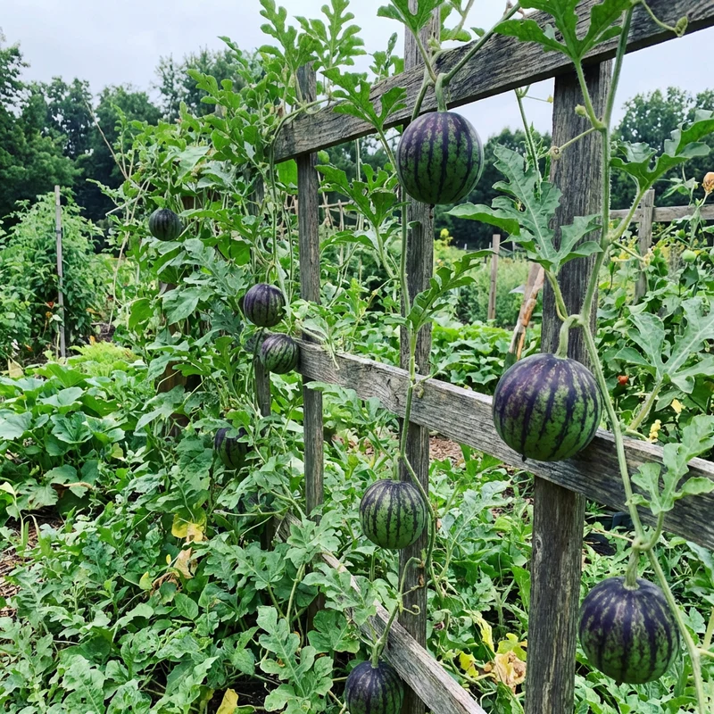 Green Purple Watermelon Planting Seeds (Citrullus lanatus) – Traditional Heirloom Fruit Garden Seeds
