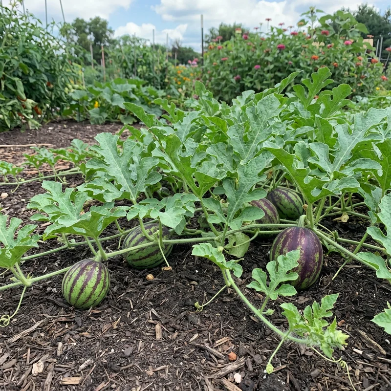 Green Purple Watermelon Fruit Seeds (Citrullus lanatus) – Heirloom Garden Seeds with High Germination