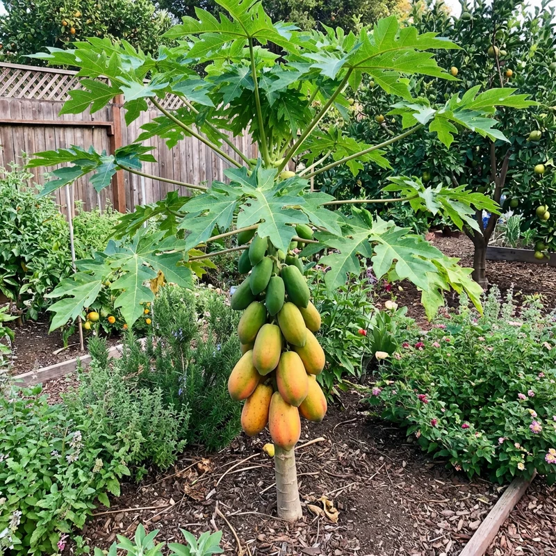 Carica papaya Red Lady Variety Seeds – Taiwan Papaya Fruit Seeds for Garden Planting