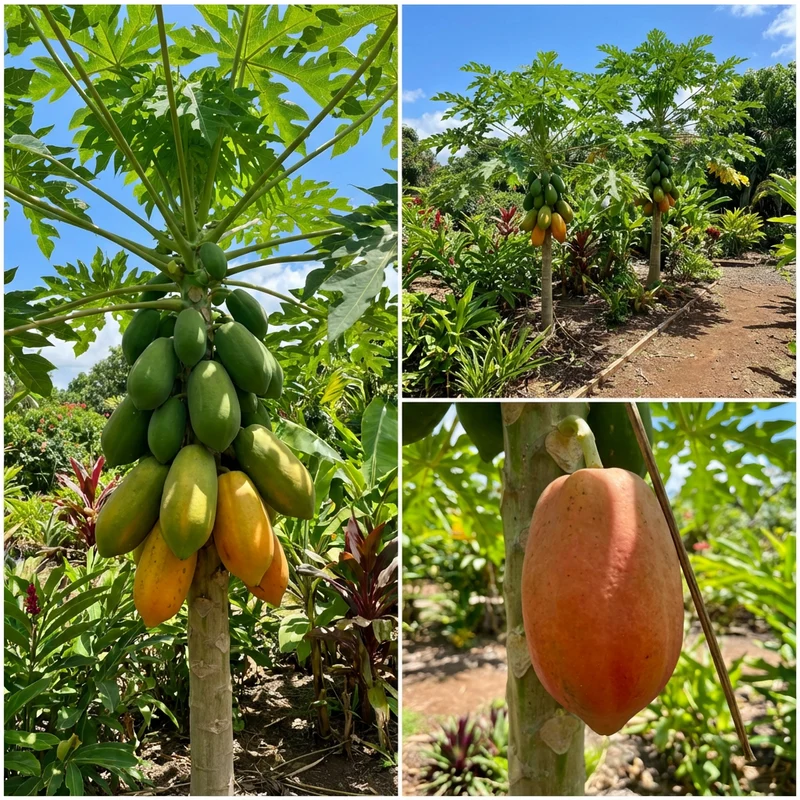 Red Lady Papaya Seeds (Carica papaya) – Taiwan Tropical Fruit Variety for Home Gardening