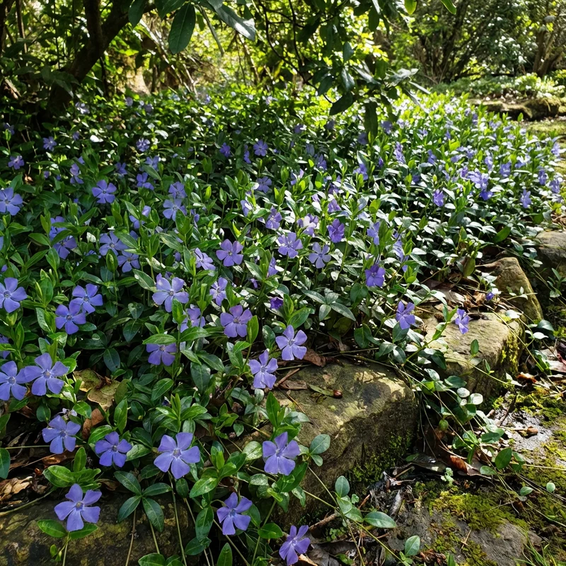 Common Periwinkle Vinca Minor (Vinca minor) Flower Seeds – Easy-Grow Perennial Blooms