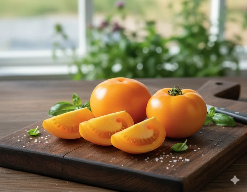 Tomate ‘Marmalade Skies F1’, semences bio ( Solanum lycopersicum )