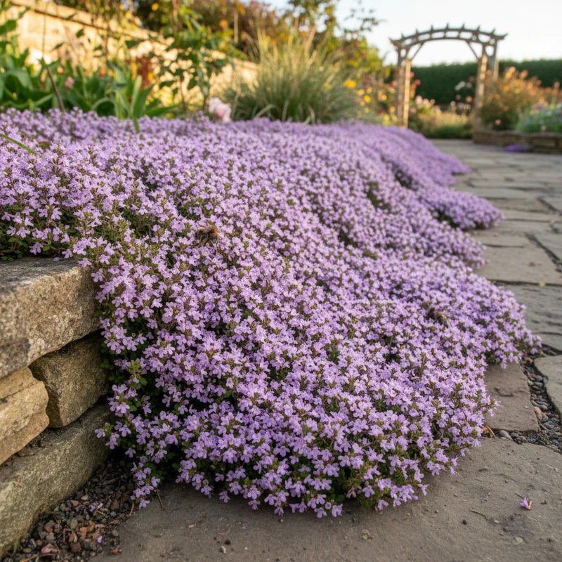 Creeping Thyme Seeds for Planting (Thymus serpyllum) – Fragrant Flowering Ground Cover