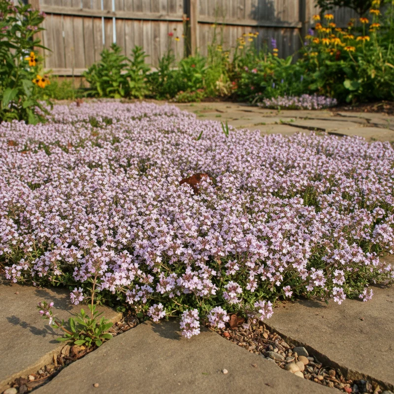 Creeping Thyme Flower Seeds Mix for Planting – Heirloom & Non-GMO Garden Seeds