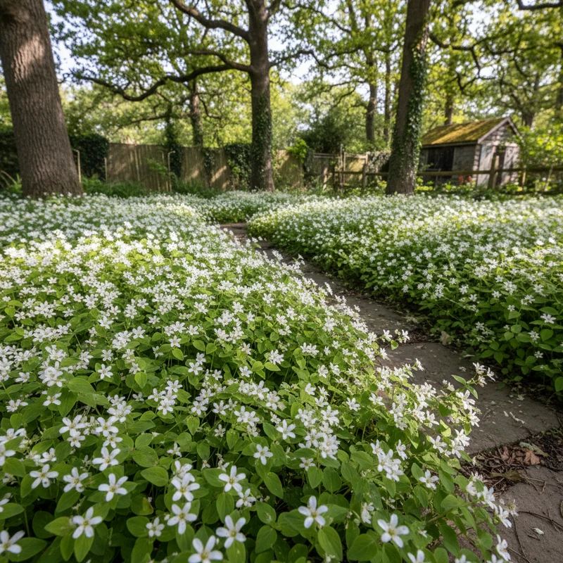 Galium odoratum Sweet Woodruff Flower Seeds – Low Growing Aromatic Plant for Garden Beds