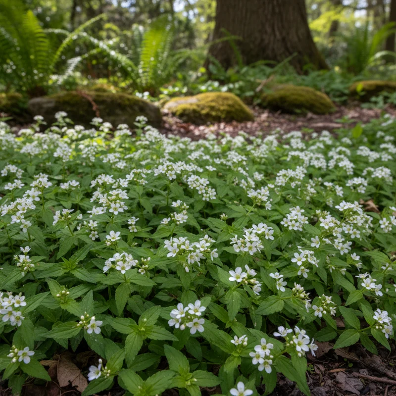 Sweet Woodruff Flower Seeds – Galium odoratum | Aromatic Blooming Plant Seeds for Garden Use
