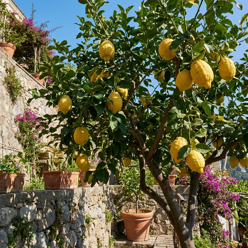 Amalfi Lemon Fruit Seeds for Planting (Citrus limon) – Heirloom Garden Variety