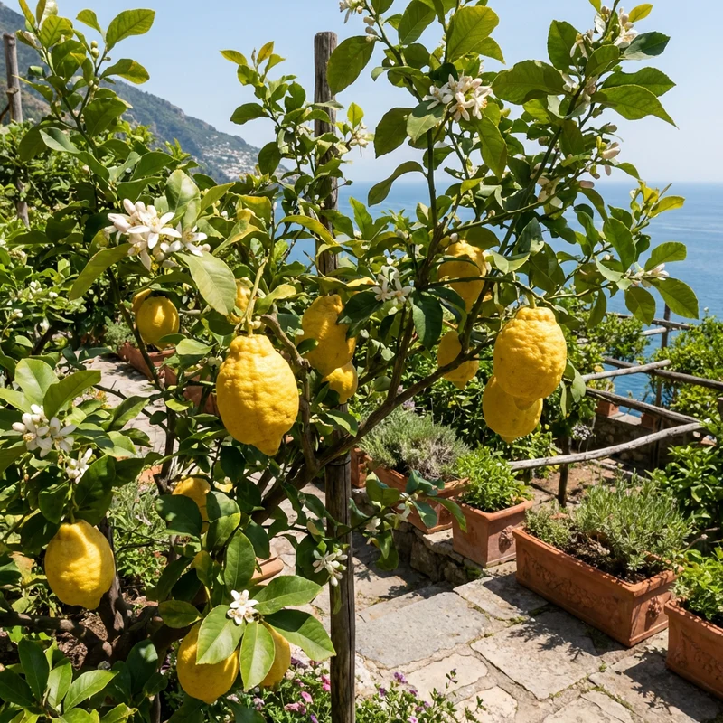 Italian Amalfi Lemon Seeds (Citrus limon) – Heirloom Fruit Seeds for Home Gardening