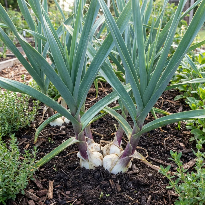 Elephant Garlic (Allium ampeloprasum) Seeds for Planting – Heirloom White Garden Seeds with High Germination