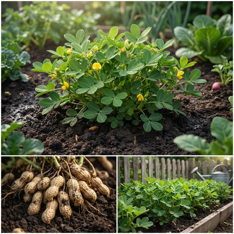 Groundnut Plant Seeds (Arachis hypogaea) for Planting – Heirloom Garden Seeds with High Germination