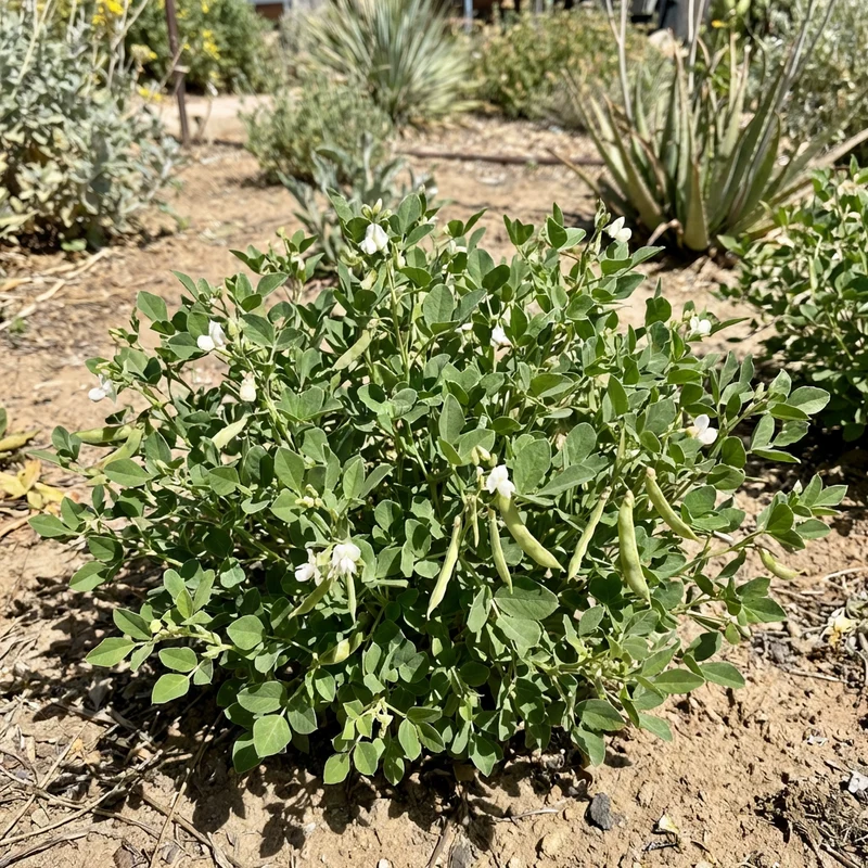 White Tepary Bean Seeds for Planting – Heirloom, Non-GMO, High Germination Organic Garden Seeds for Drought-Tolerant Beans