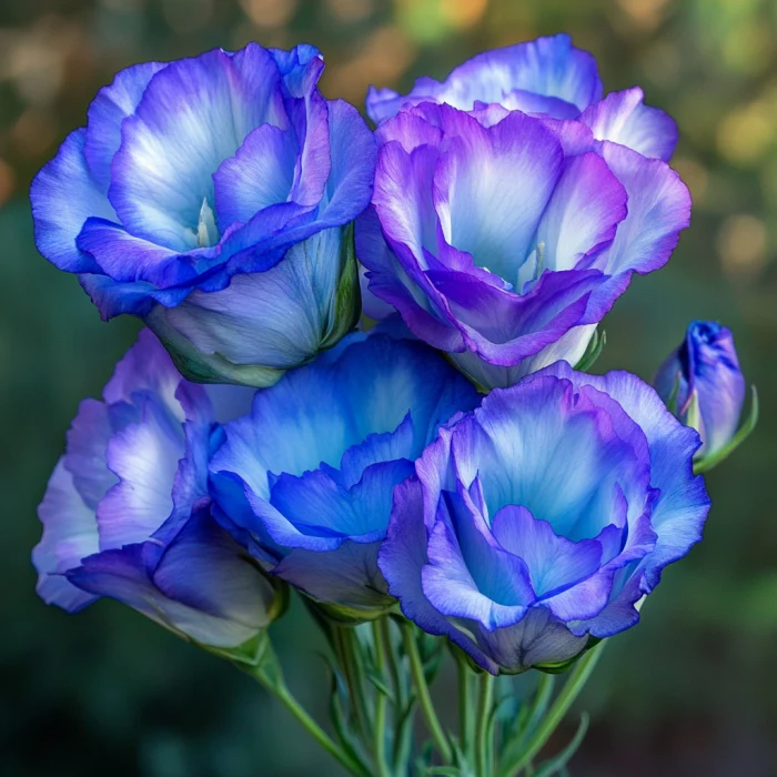 Lisianthus Rosita 2 Blue Flash Seeds, Stunning Blue-Purple Blooms for Gardens & Bouquets