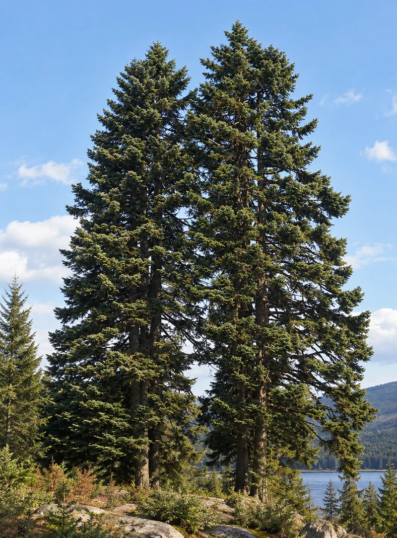 Sapin noble ( Abies procera )