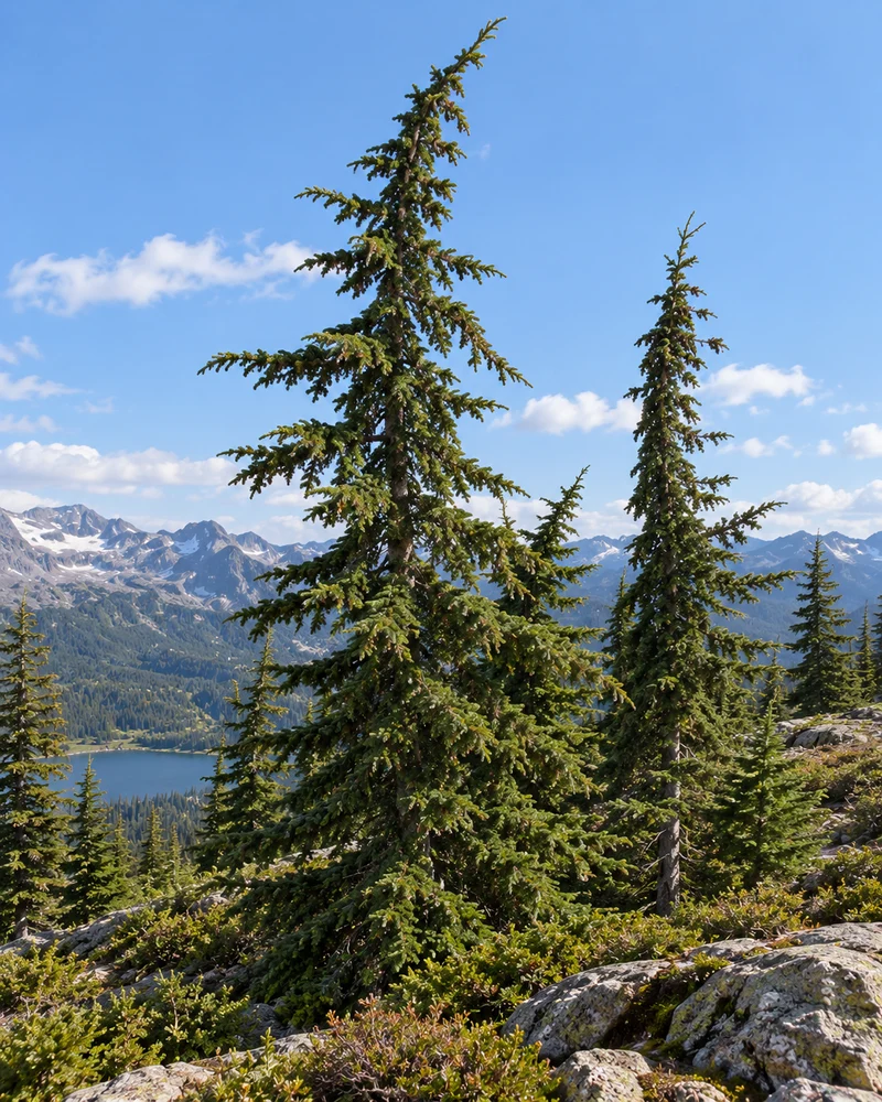 Pruche subalpine ( Tsuga mertensiana )