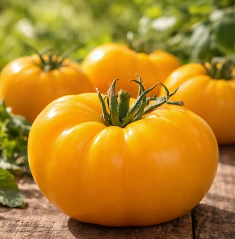 Tomate jaune Azoychka - Bio ( Solanum lycopersicum ‘Azoychka Yellow’)