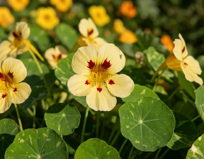 Capucine crème Troika - Bio ( Tropaeolum majus ‘Troika Cream’)