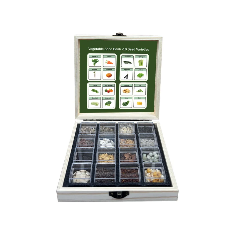 All-in-One Vegetable Seed Bank - 16 Seed Varieties
