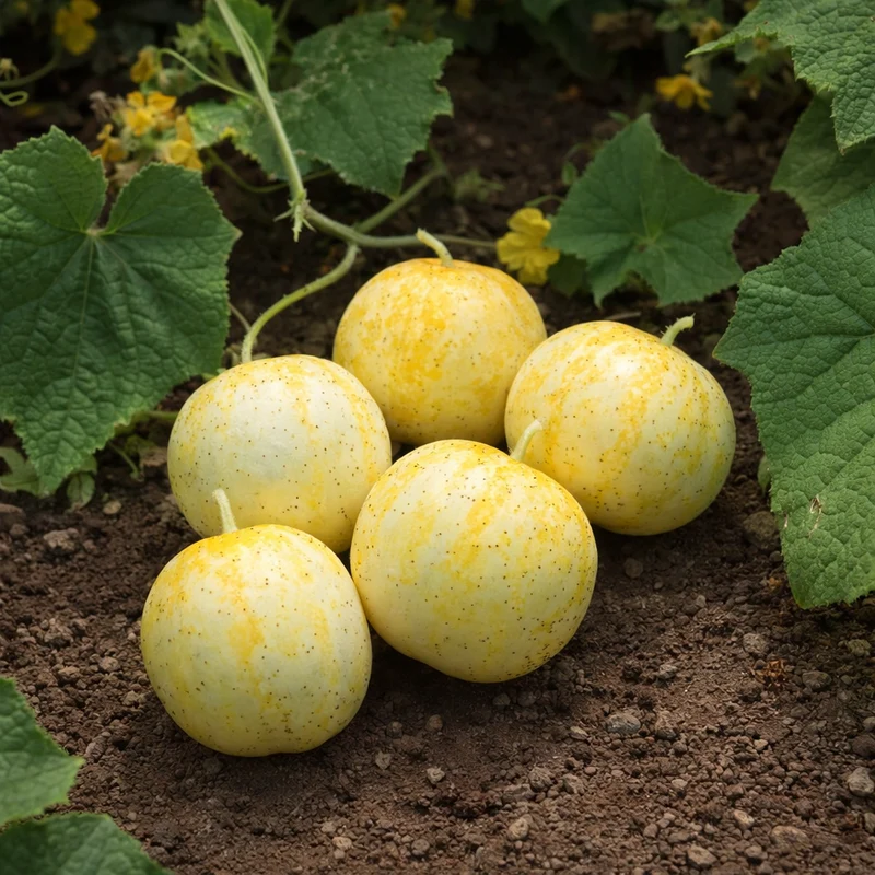 Concombre ‘Citron’ bio ( Cucumis sativus )