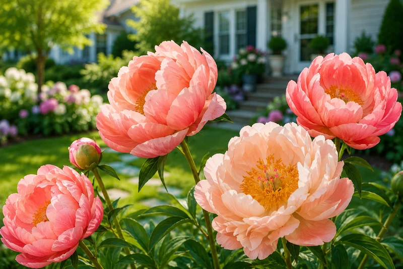 Pivoine ‘Coral Reef’ ( Paeonia )