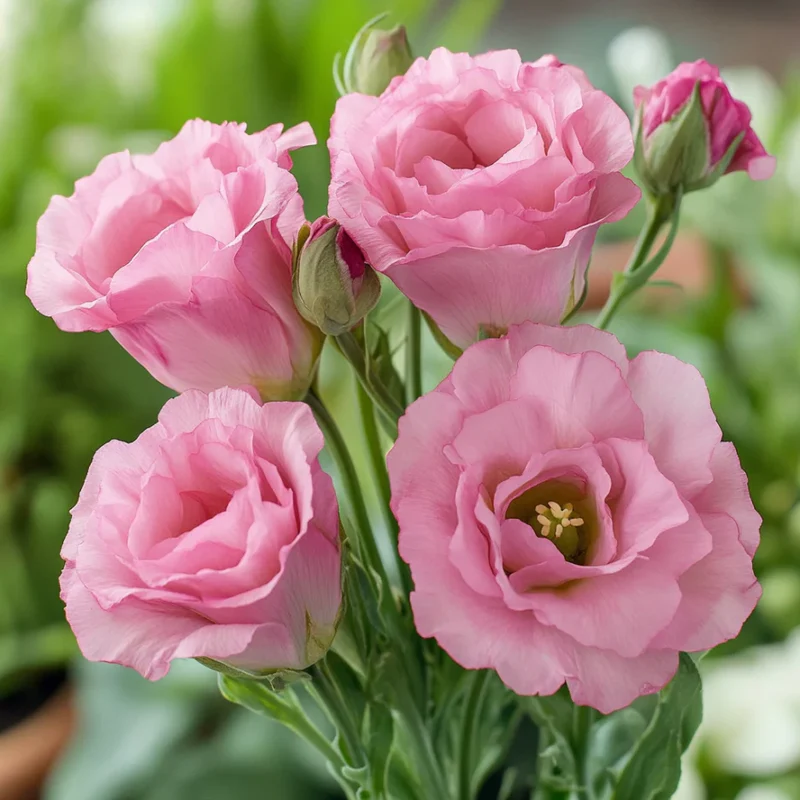 Lisianthus Rosita 2 Pink Flash II Seeds – Bright Pink Blooms for Elegant Gardens and Bouquets