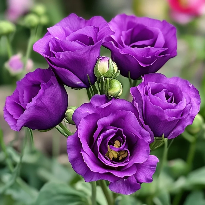 Lisianthus Rosita 2 Purple Seeds – Rich Purple Blooms for Elegant Gardens & Bouquets