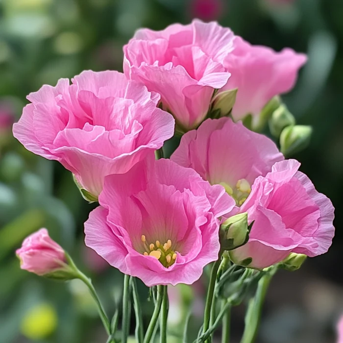 Lisianthus Rosita 2 Pink Seeds, Delicate Soft Pink Blooms for Elegant Gardens & Bouquets