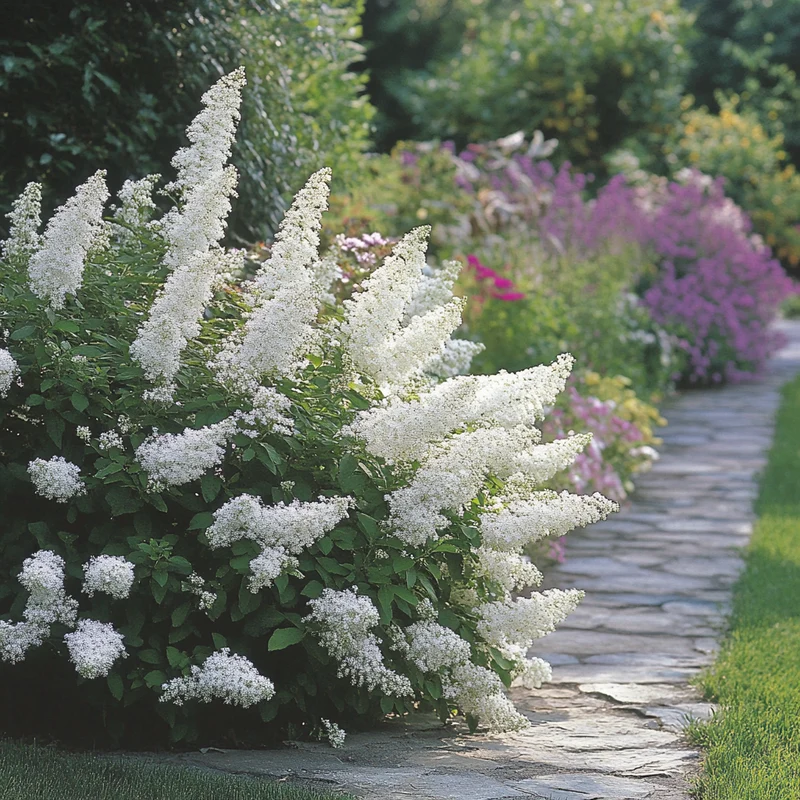 White Profusion Butterfly Bush Seeds – Buddleja davidii White Blooming Pollinator Shrub