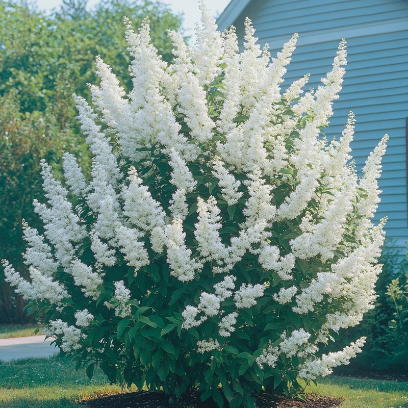 White Profusion Butterfly Bush Seeds – Buddleja davidii White Blooming Pollinator Shrub