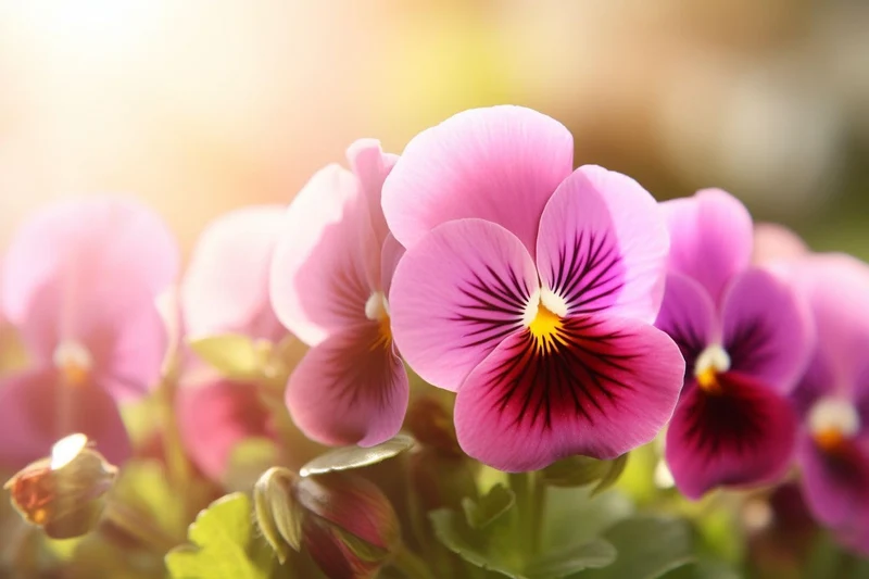 Pink Pansy Flower Seeds – Delicate Pastel Blooms, Non-GMO, Easy to Grow