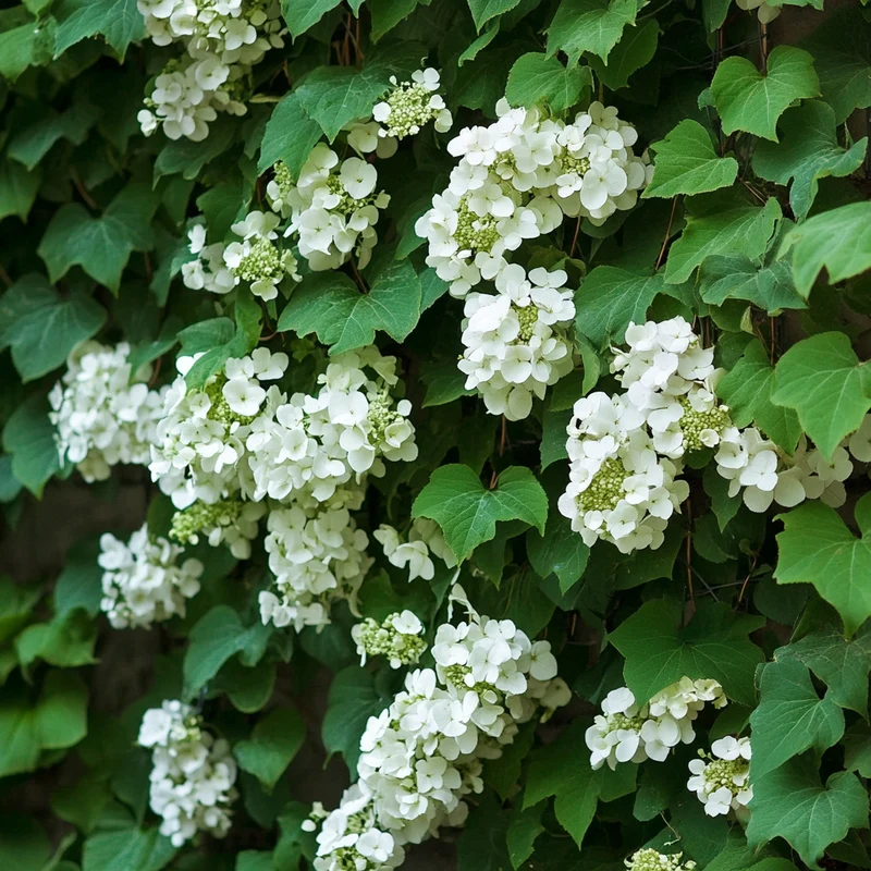Climbing Hydrangea Seeds – Self-Clinging Vine with Lush Foliage & Showy White Blooms