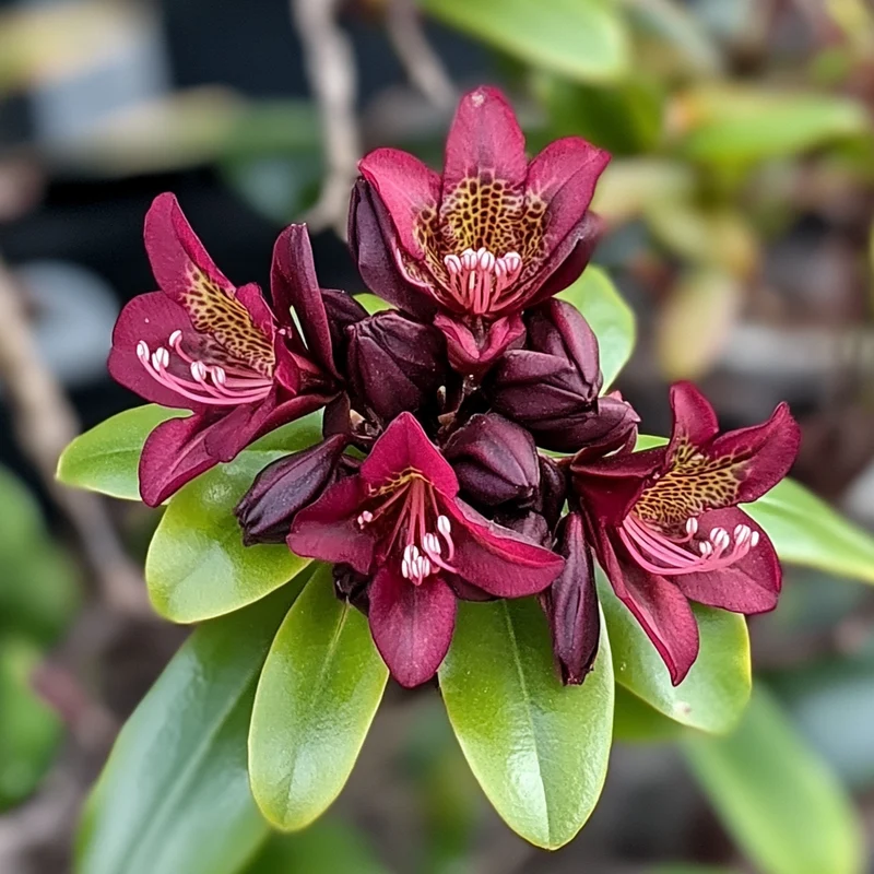 Dwarf Rhododendron Seeds – Cold-Hardy Shrub with Deep Red Blooms