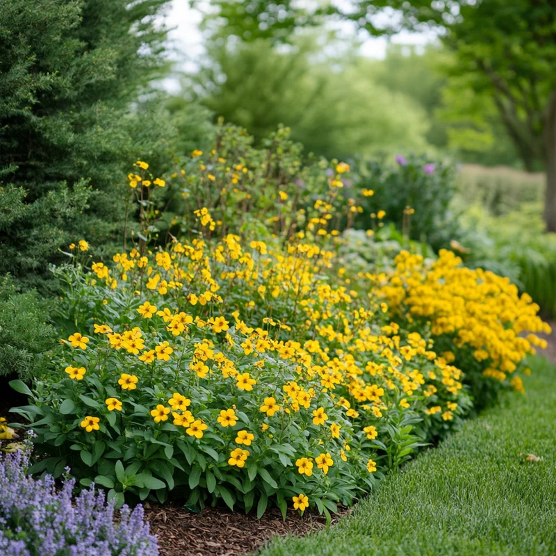 Golden Yellow Spring Bloom Seeds – Cold-Hardy Flowering Variety for Early Season Color