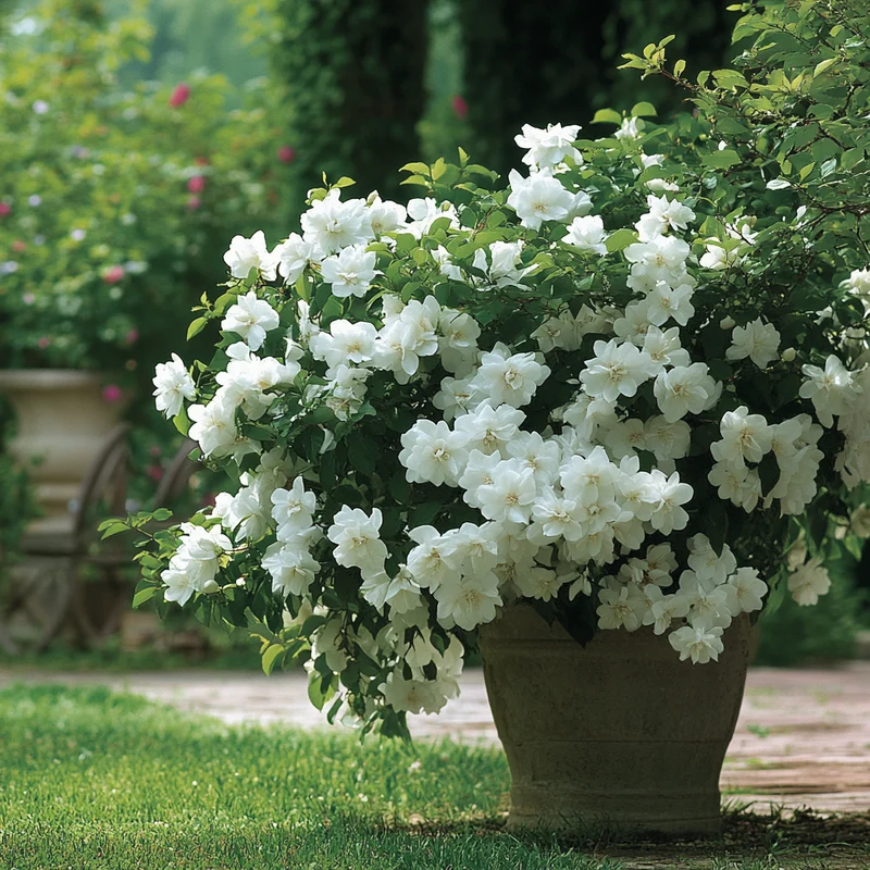 Moisture-Loving Deciduous Shrub Seeds – Fragrant White Blooming Variety for Gardens
