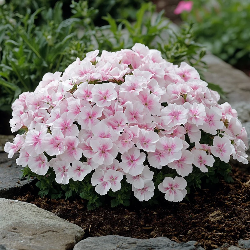 Pink-to-White Flower Seeds – Compact Mounded Blooming Plant for Borders & Containers