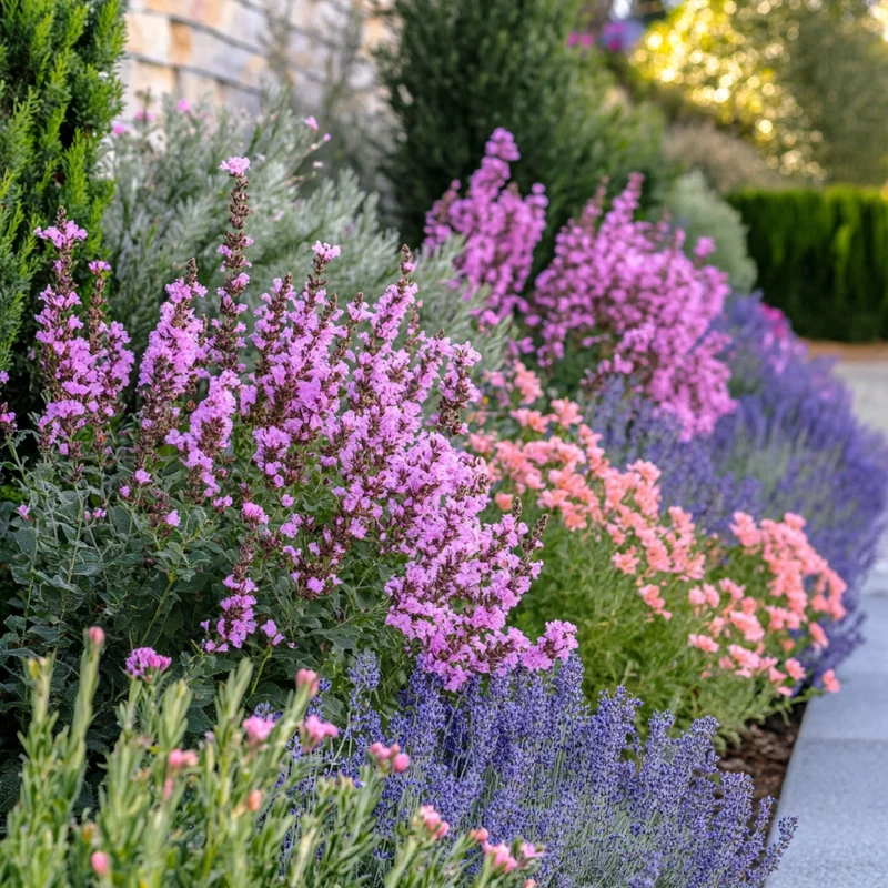 Hardy Evergreen Lavender Pink Flower Seeds – Classic Blooms & Year-Round Foliage