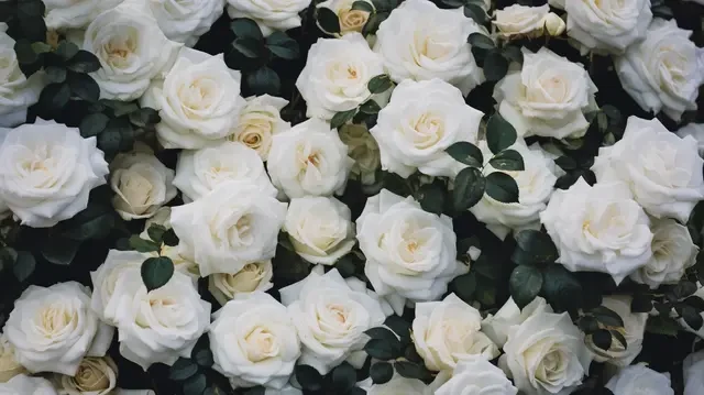 White Rose Flower Seeds , Elegant Pure Blooms, Easy to Grow, Non-GMO