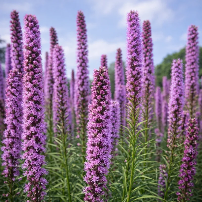 Liatride à épis ( Liatris spicata )