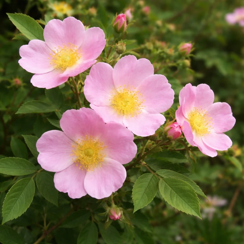 Rosier palustre ( Rosa palustris )