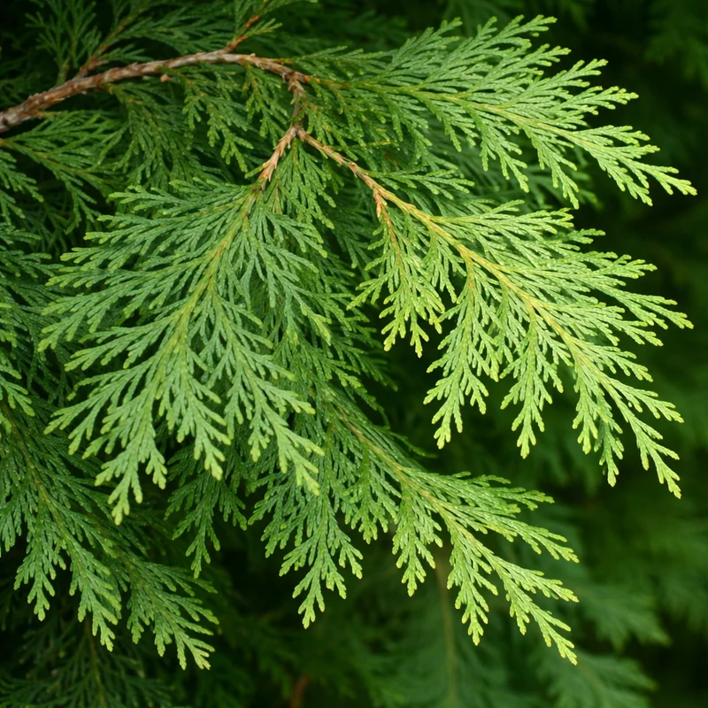Thuya occidental ( Thuja occidentalis )