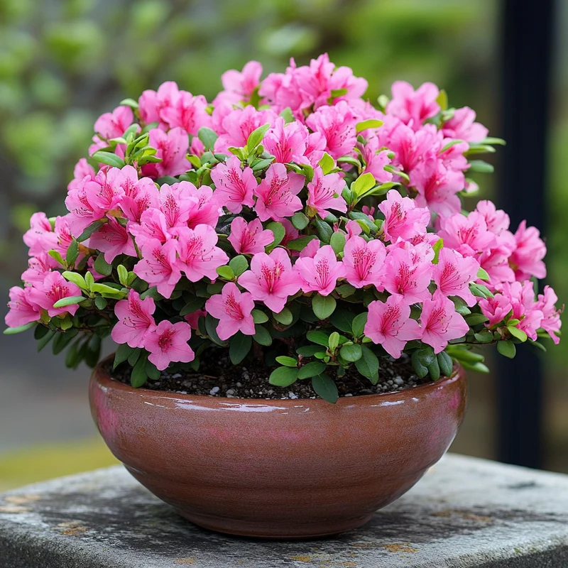 Dwarf Japanese Azalea Seeds – Deep Pink Flowering Shrub with Dense Compact Growth