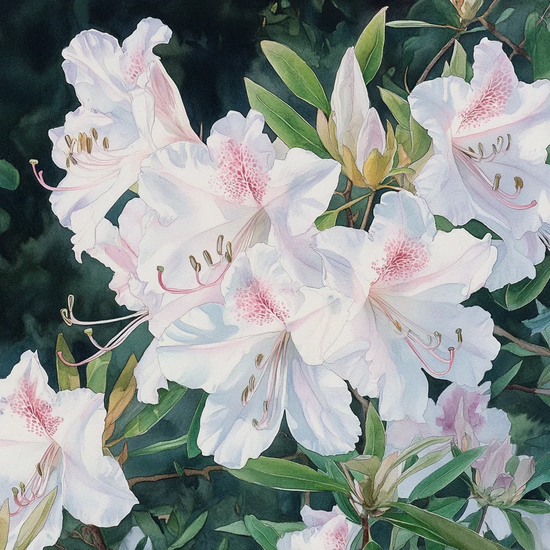 Native Azalea Seeds – Fragrant Shrub with Large White and Pink Blooms