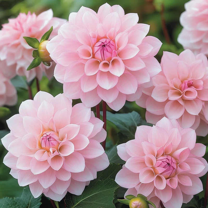 Elegant Light Pink Blooms with a Deeper Pink Throat